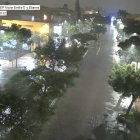 En Víctor Emilio Estrada y Ébanos, las calles han empezado a acumular agua.