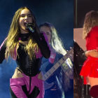 Belinda intentó calmar a su fanático.