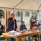 La dirigencia de la Conaie socializó el proyecto de normativa.