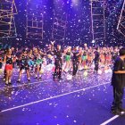 Clausura. Uno de los momentos de mayor emoción es captado sobre el escenario principal del Teatro Centro de Arte.