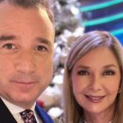 Andrés Jungbluth con Rocío Cedeño.