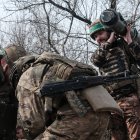 Frente de guerra en Bajmut (Ucrania). EFE/EPA/MARIA SENOVILLA