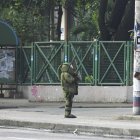 Sauces. Un guardia de un local de Sauces amaneció con un chaleco lleno de explosivos.