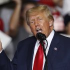 El expresidente de EE.UU., Donald Trump, en una fotografía de archivo.