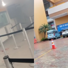 Quienes están en el lugar fueron encerrados por los delincuentes.