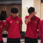 Los jugadores de la selección sub-20 de Indonesia lucieron abatidos por quedar fuera del Mundial.