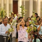 Con mucho fervor los fieles acudieron a los diferentes templos para participar de la misa de Domingo de Ramos