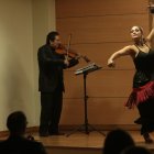 Evento. Es la primera vez que la artista escuatoriana Scarlett Pazmiño exhibe su arte en Sevilla.