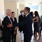 Judicatura. Wilman Terán, presidente de la Judicatura, saluda a funcionarios judiciales.