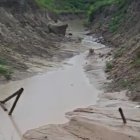 Afectación. El desbordamiento de La Camarona afectó varias piscinas.