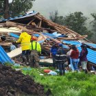 Afectación. Las viviendas quedaron completamente destruidas tras el alud que sufrieron el pasado jueves.
