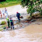 Los tres cuerpos fueron hallados en un sitio a donde se llega solo por el río y en lanchas.