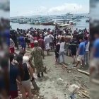 La ciudadanía registró la llegada de los cuerpos a través de videos colgados en las redes sociales.