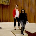 Decisión. Entre Pazmiño, Zapata y Fajardo deben elegir al acompañante de Viviana Veloz como interpelante.