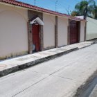 En esta vivienda colocaron el artefacto explosivo, en Daule.