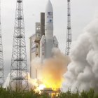 El cohete Ariane 5, que transporta la misión europea Juice a Júpiter y a sus tres grandes lunas oceánicas, despegó este viernes desde el puerto espacial en Kurú, en Guayana Francesa, a las 12:14 GMT.