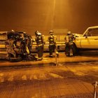 Control. Los bomberos de Quito controlaron la situación y rescataron a las víctimas. No hubo fallecidos