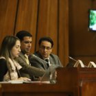 Presidencia. Solo Fernando Villavicencio y su equipo de trabajo llegaron el lunes a la sala de sesiones. Los demás se conectaron por pantalla.