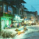 De este vehículo se quiso rescatar al ciudadano.