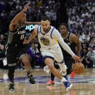 Mal augurio de los Warriors, campeones vigentes de la NBA, en este inicio de playoffs. Sus ocho anillos hoy no se notan.