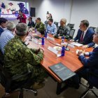 Reunión. La última sesión presencial de autoridades de seguridad se dio el pasado viernes en Guayaquil.