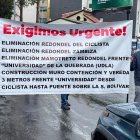 Lucha. Los moradores de Nayón se levantaron para protestar por la congestión en el redondel de El Ciclista