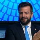 El ministro de Economía y Finanzas, Pablo Arosemena, en una exposición frente al Banco Mundial.