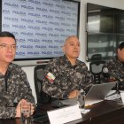 Trabajo. El comandante Fausto Salinas informó de varios operativos.