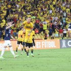 Una acción en la que participaron Ortiz y Díaz, que habilitó preciso para que Gaibor ramatara e hiciese el primer gol