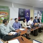 Los líderes de los gremios productivo de Ecuador.