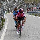 Alexander Cepeda fue uno de los protagonistas en el Tour de los Alpes.