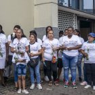 Familiares de las víctimas de las masacres carcelarias estuvieron en la presentación de la demanda.