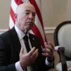 Fotografía de archivo del secretario de Seguridad Nacional de EE.UU., Alejandro Mayorkas.