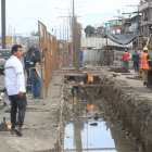 Los carriles norte-sur de la avenida 25 de Julio están cerrados.