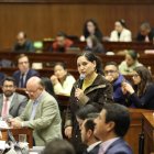 Mireya Pazmiño es una de las proponentes del juicio político en contra del presidente Guillermo Lasso.