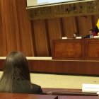 El abogado Gonzalo Muñoz fue el tercer experto en subir al estrado en la Asamblea Nacional.