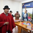 Al encuentro que se desarrolló en la sede de la Conaie, al norte de Quito, acudieron al menos siete legisladores de Pachakutik.