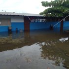 El interior de la escuela fiscal "Dr. Otto Arosemena Gómez", de la parroquia Junquillal, del cantón Salitre, este lunes 24 de abril de 2023.