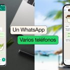 WhatsApp ha anunciado este martes una mejora en la función multidispositivo introduciendo la posibilidad de que un usuario pueda iniciar sesión con la misma cuenta en varios teléfonos móviles.