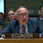 Hernán Pérez Loose, representante de Ecuador en el Consejo de Seguridad de la ONU.