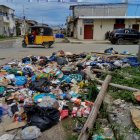 En el barrio Las Margaritas, en Playas, así permanecieron las calles este 25 de abril.