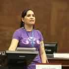 Mireya Pazmiño es una de los cuatro legisladores que impulsan el juicio político al presidente Guillermo Lasso.