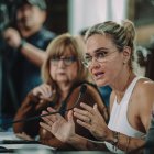 Luego de varias semanas de no haberse dado el programa, Cynthia Viteri reanudó su enlace radial de los miércoles.