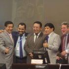 Situación. Virgilio Saquicela busca apoyos entre las bancadas para retener la presidencia.