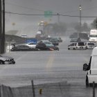 Vista de las lluvias causadas por una tormenta en Florida, en una fotografía de archivo. EFE/Cristóbal Herrera