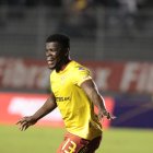Edison Caicedo y su gol salvador en Aucas ante Guayaquil City.