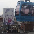 Mural. Este mural tenía tonos más encendidos.