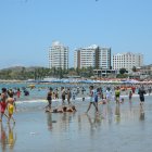 Playas. Los turistas sí se dieron tiempo para llegar a este sitio, así sea para no pernoctar.