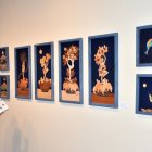 Figura. El artista presenta sus obras en el Museo Municipal de Guayaquil.