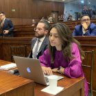Rol. Andrea Poveda fue secretaria de la Comisión de Régimen Económico.